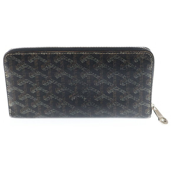 Goyard Zip Matignon Wallet Leather Brown GM - Picture 1 of 5